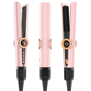 Secador de Cabelo e Prancha Alisadora 2 em 1 Multifuncional Smart Library com Placa de Cerâmica e Íons Negativos