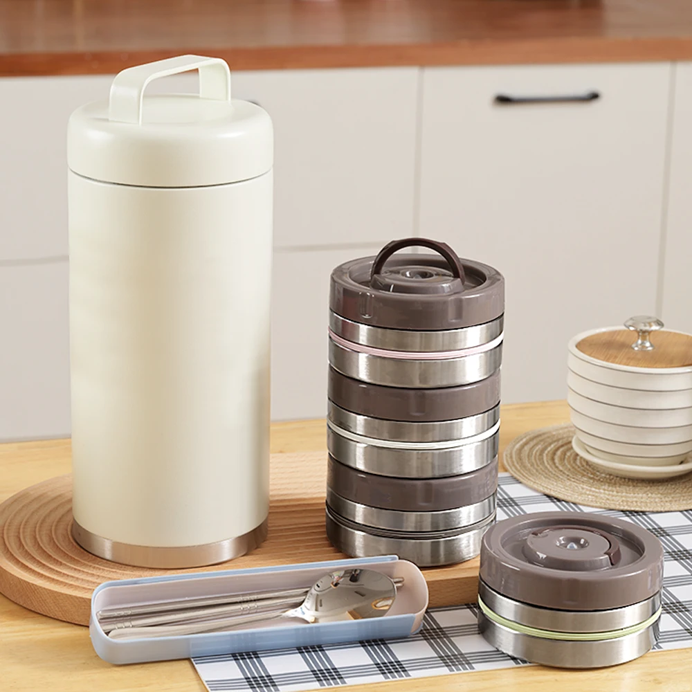 Frasco de comida reto de grande capacidade, 75oz, aço inoxidável, isolado a vácuo, recipiente de comida, garrafa térmica, lancheira para alimentos quentes e frios