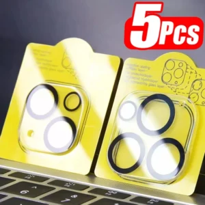 1-5 peças de vidro temperado para iphone 17 air 16 15 14 13 12 mini 11 pro max 16 plus protetor de lente de câmera película protetora transparente