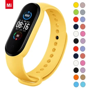 Pulseiras de relógio para xiaomi mi band 7 pulseira de silicone miband 5 6 nfc substituição pulsera esporte correa mi band 7 6 3 4 5 cinta