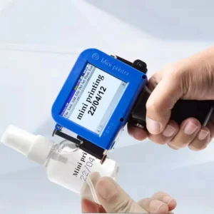 Mini máquina portátil de codificação de data de validade térmica 12.7mm impressora de código de lote portátil jato de tinta com 24 idiomas