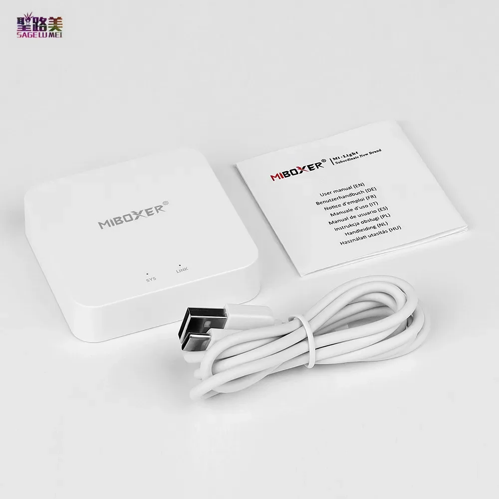 WL-Box2 led wifi controlador inteligente sem fio 2.4ghz gateway voz wifi rgb controlador tuya para mi boxer lâmpada led luz de tira