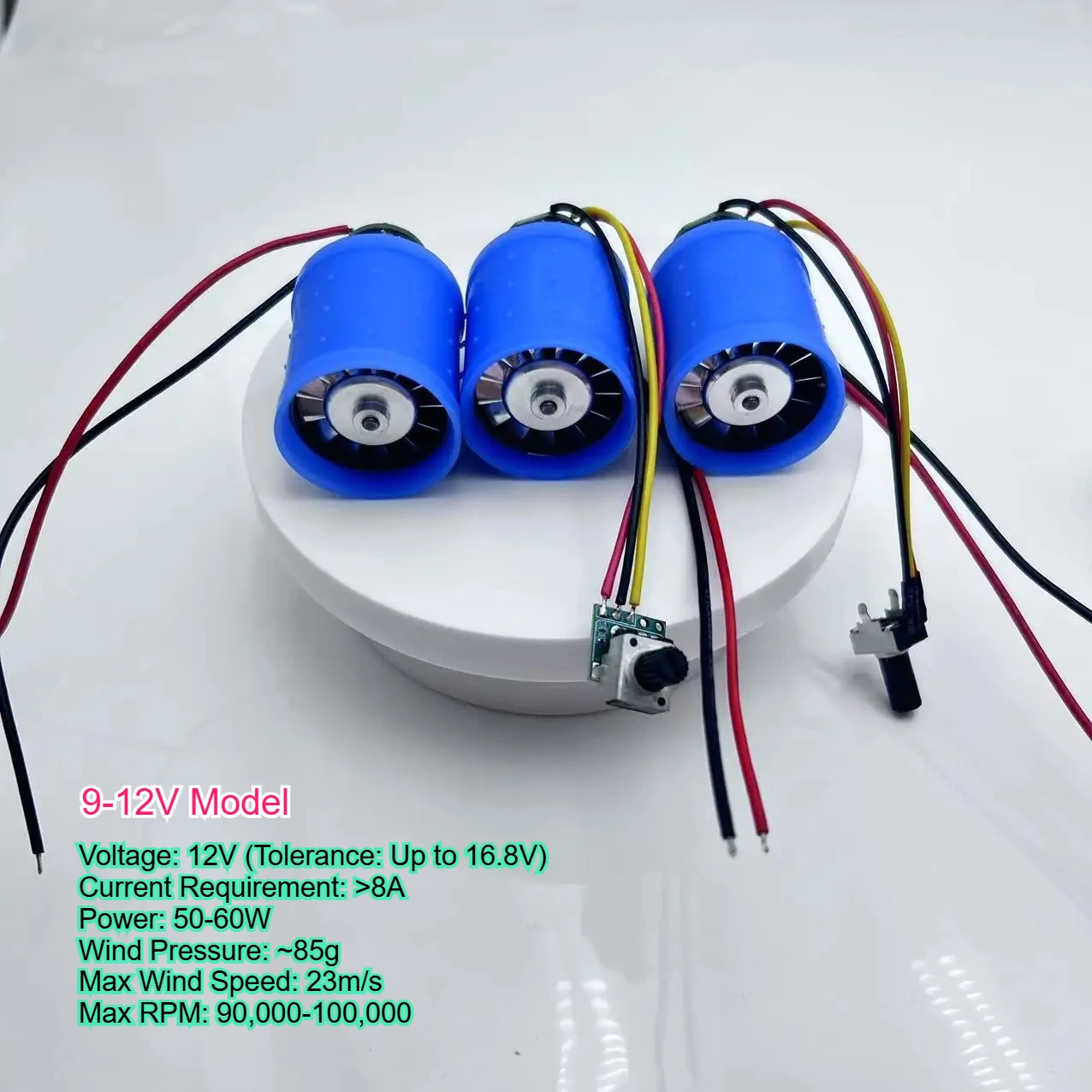Ventilador motor dc 9v 12v 24v 100000 rpm ventilador canalizado sem escova em miniatura impulsor de alumínio secador de cabelo motor ultra alta velocidade