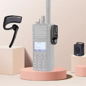 Walkie talkie sem fio fone de ouvido bluetooth rádio em dois sentidos bt fone para motorola p8668i gp328 dp8200 p8620 gp338d p8268