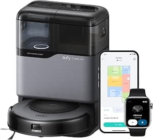 eufy C20 Omni Robô Aspirador e Passa Pano,Autolimpante,Navegação Laser,220V