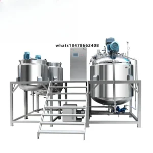 Máquina de Fazer Creme Cosmético em Aço Inoxidável Industrial de 100L, 200L e 300L para Produção Cosmética