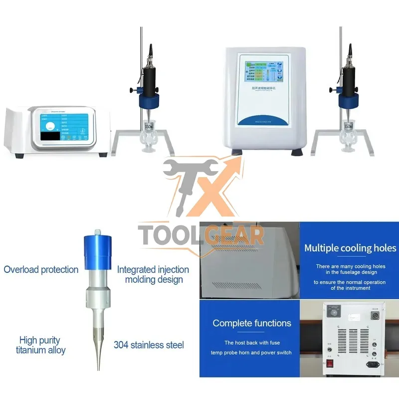 2026 Venda Quente* Homogeneizador e Misturador de Laboratório IKEME, Mini Desintegrador Celular para Cosméticos, Emulsificador e Dispersor Ultrassônico Industrial para Leite