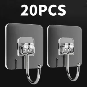 Ganchos rotativas auto-adesivos Suporte de adesivo forte impermeável Armazenamento de porta de parede Gancho pendurado para cozinha Organizador do banheiro
