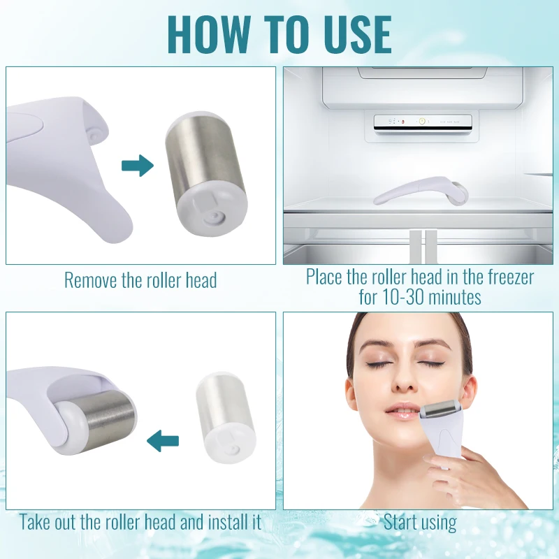2025 novo dispositivo de beleza lce pele legal derma rollermassager para rosto massagem corporal cuidados com a pele facial evitando rugas dermoroll