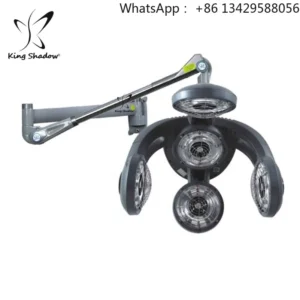 Secador de Cabelo Moderno em MDF Durável com Suporte de Parede para Uso Profissional
