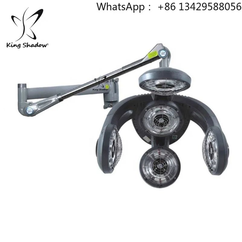 Secador de Cabelo Moderno em MDF Durável com Suporte de Parede para Uso Profissional