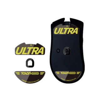 Talongames pés de mouse de vidro, sensor de skate, almofadas deslizantes, borda curvada arredondada, para razer deathadder v4 pro mouse
