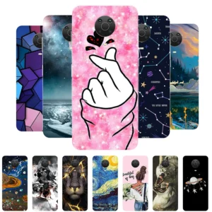 Capinha Para Nokia G20 Capa G 20 Silicone Macio Bonito Capa Traseira Capas para Nokia G20 G10 G 20 Casos de celular NokiaG20 Coque Funda