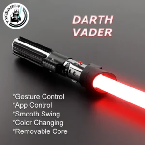 Sabre de Luz TXQSABER Neopixel com Movimento Suave, Lâmina de LED e Cabo de Metal – Réplica de Vader para Cosplay Jedi – Presente de Natal
