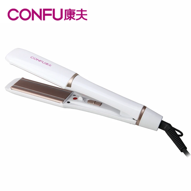 Prancha Alisadora de Cabelo Inteligente CONFU com Display LED, Cerâmica, Infravermelho, Tecnologia Brasileira e Fonte de Alimentação Elétrica